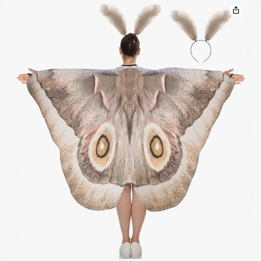 Halloween Cloak Rotating Butterfly Shawl Decoration