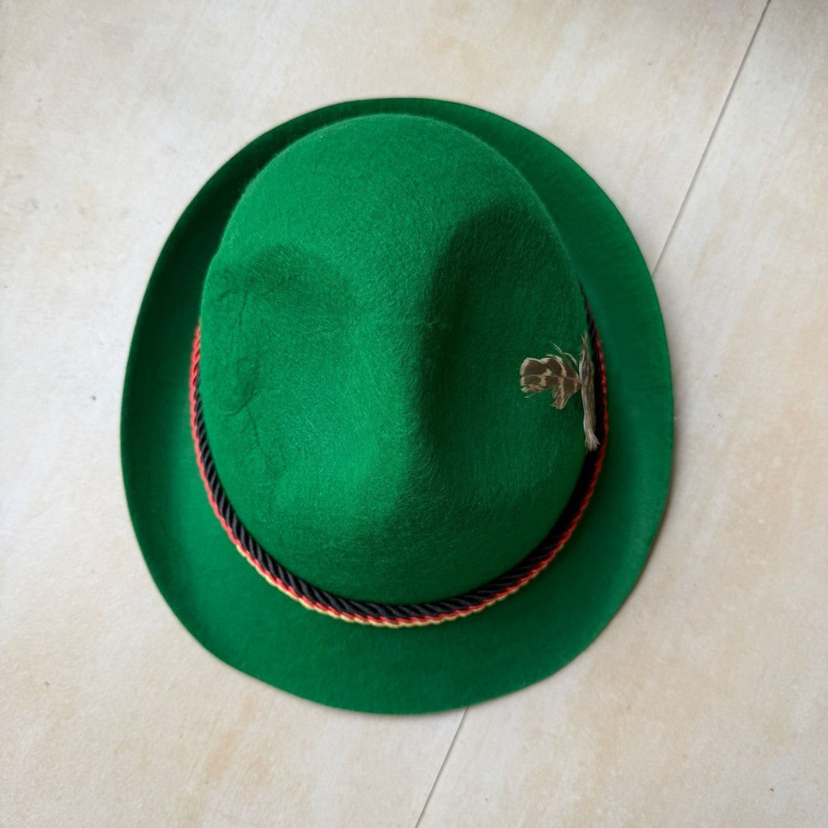 Feather Top Hat Non-woven Fabric Three Colors