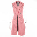 Fashionable Suede Slim-fit Retro Elegant Vest For Women
