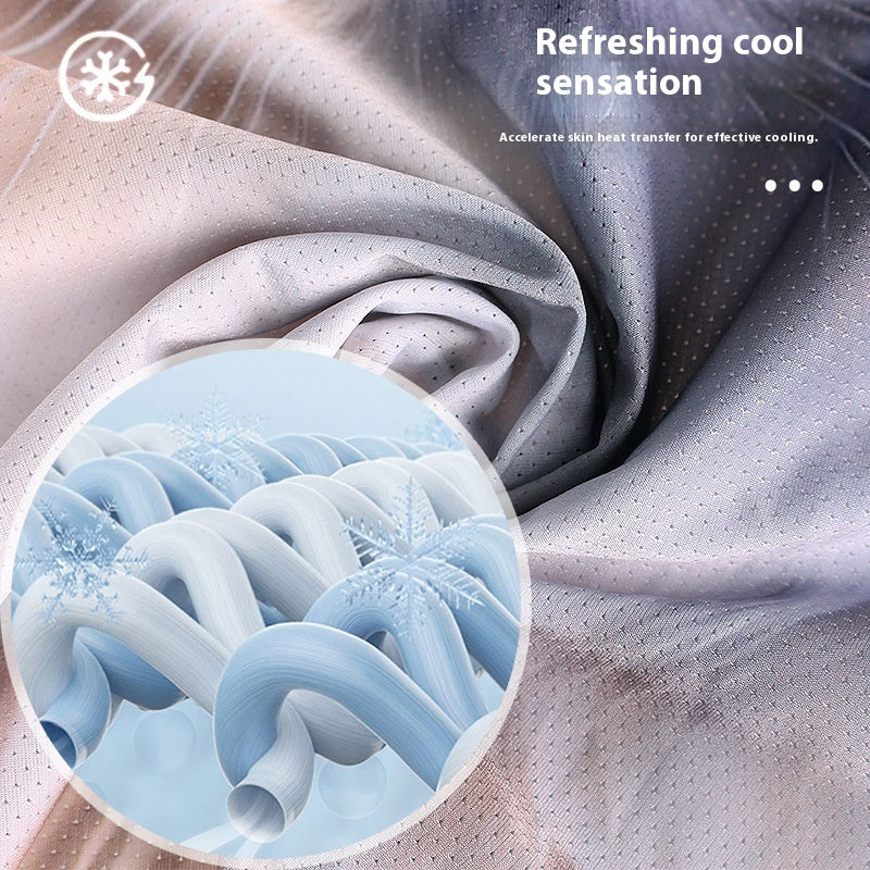 Sunscreen Hanging Ear Ice Silk Breathable Outdoor Sports Motorcycle Cycling Mask