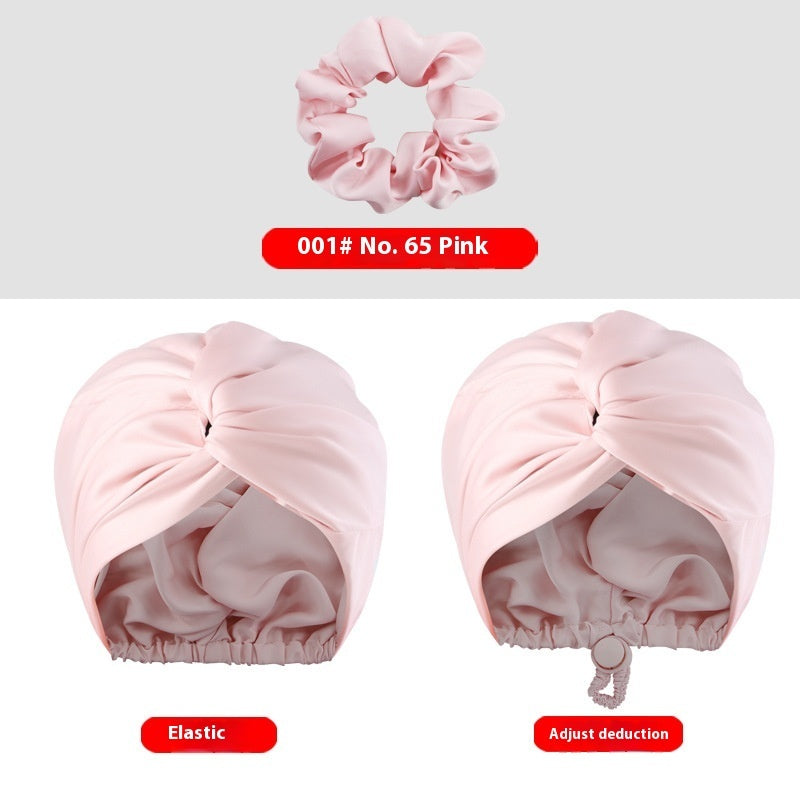 Women's Two-tier Adjustable Silk Makeup Cap
