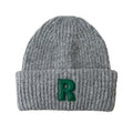 Loose Big Head Circumference Letters Woolen Cap Winter