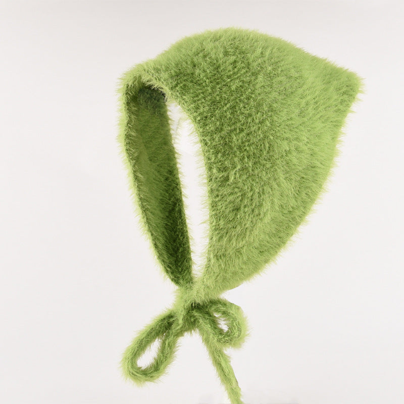 Women's Autumn And Winter Warm Plush Knitted Hat