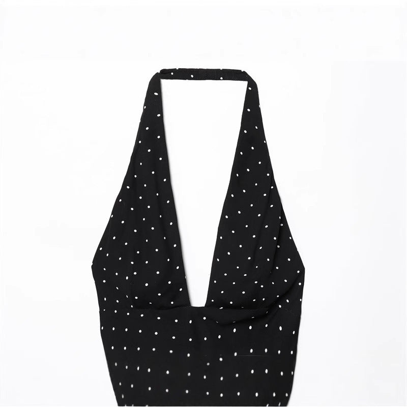 Women's Polka Dot Collar Dress