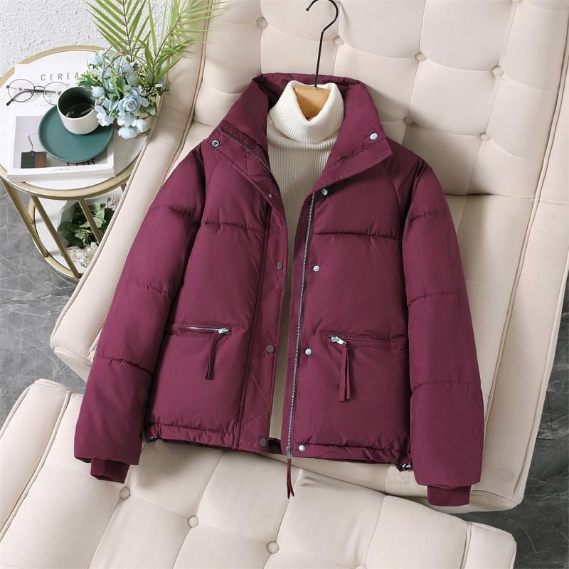 Fashion Down Women's Small Short Winter Cotton-padded Coat Thick Loose
